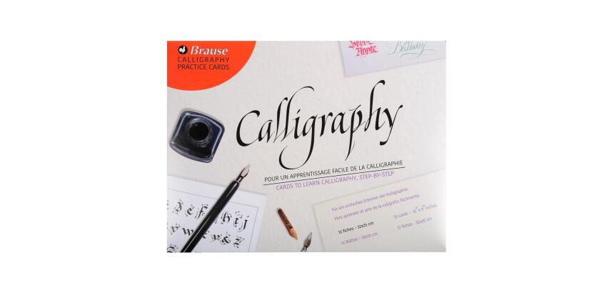 Feuilles d'apprentissage à la calligraphie