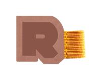 Rhodiarama porte-stylo autoadhésif 4x3 cm pour blocs carnets et agendas - Bois de rose