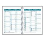 Agenda de bureau Easytime 21S spiralé Amélie 15 x 21 cm Semainier Janvier à décembre 2026