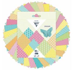 ORIGAMI, Pochette de 60 feuilles 70g/m2 au format 15x15cm - Eté - Multicolore