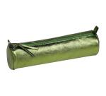 CUIRISÉ - Trousse ronde Ø5,5x22 cm - Vert