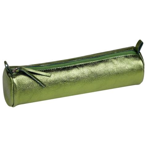 CUIRISÉ - Trousse ronde Ø5,5x22 cm - Vert