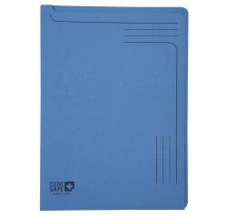 Paquet de 5 chemises coin 400g/m2 Clean'Safe - A4 - Bleu