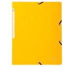 Chemise à élastique sans rabat carte lustrée 400gm2 - A4 - Couleurs assorties