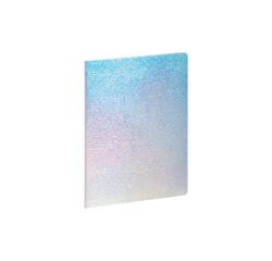 Notebook Ariel ligné et dots 10,5 x 15 cm - Argent