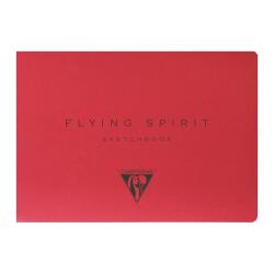 Flying Spirit carnet dos brut 50F A6 90g - Rouge