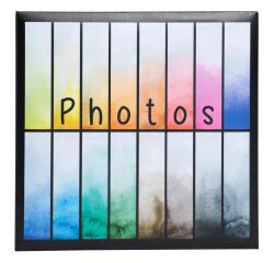 Photo Alb Pkt 200Photo 22,5x22cm Rainbow - Black