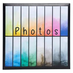 Photo Alb Pkt 200Photo 22,5x22cm Rainbow - Black