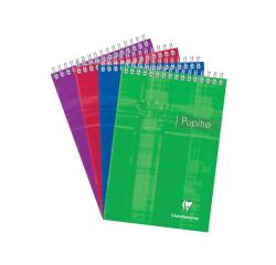 Bloc Pupitre reliure intégrale en-tête A5 160 pages détachables petits carreaux - Assortis