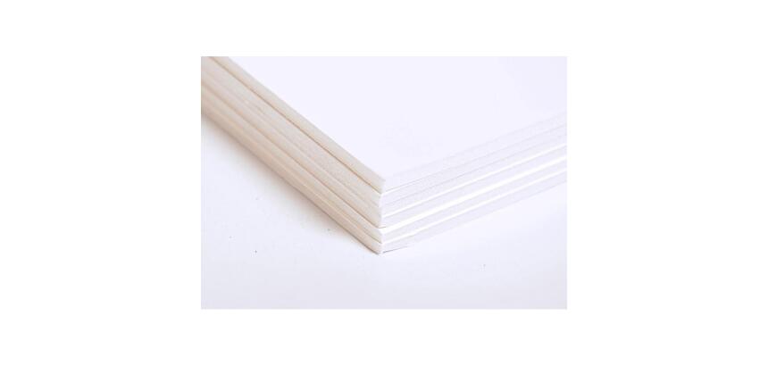 Carton Mousse 6 feuilles 70x100cm 3mm - Blanc