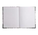 Carnet Marbre 220x170, 192 pages lignées - Blanc