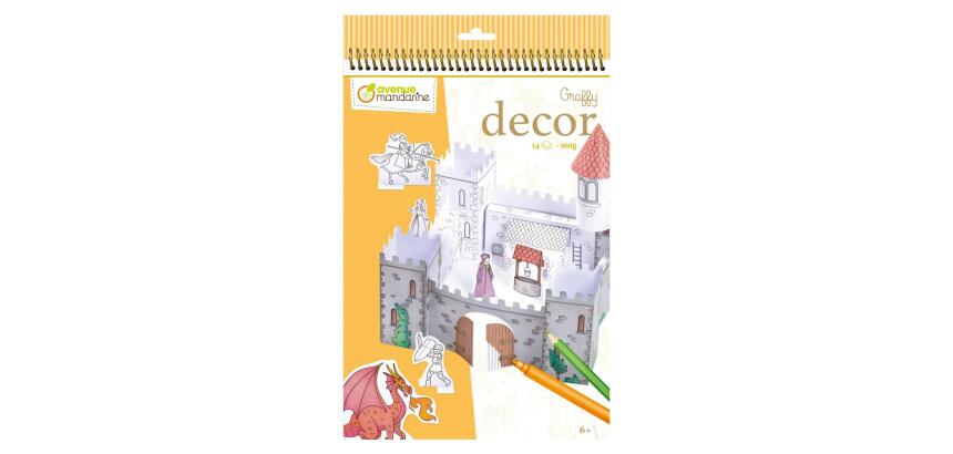 Graffy Décor, Château de chevaliers - Jaune