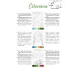 ODELIA, Bloc de coloriage multi-techniques de 20 feuilles A4 250g, Les jardins