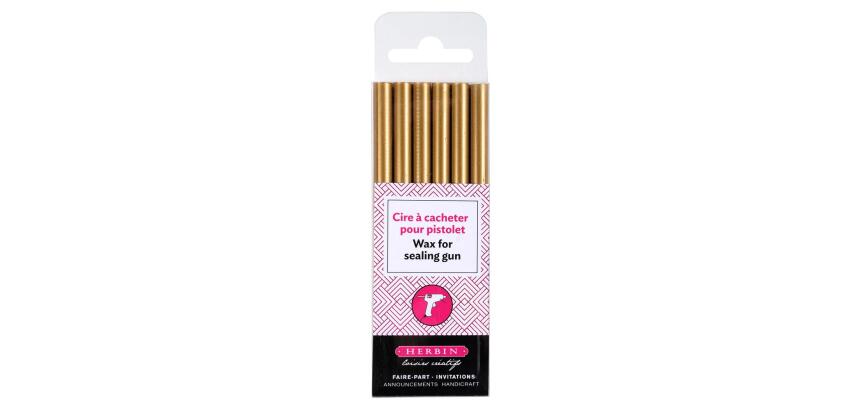 6 Batons de cire pour pistolet