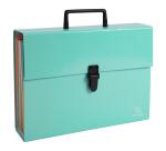 Fächermappe mit Griff, 18 Fächer, Aquarel