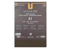 Goldline contrecollé pour passe-partout paquet 10F A1 1,25mm - Taupe