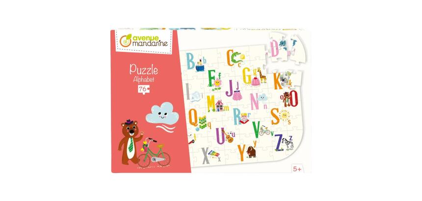 Puzzle, Abécédaire - Multicolore