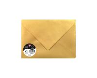 Paquet de 5 enveloppes Pollen 162x229mm 120g/m2 - Or
