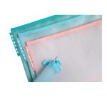 Funda bolsa EVA transparentes cierre con cremallera A4 3/10e - Colores surtidos