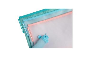 Funda bolsa EVA transparentes cierre con cremallera A4 3/10e - Colores surtidos