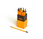 Crayons de papier Rhodia en boîte verticale de 25 pièces s/film à l'unité - Assortis
