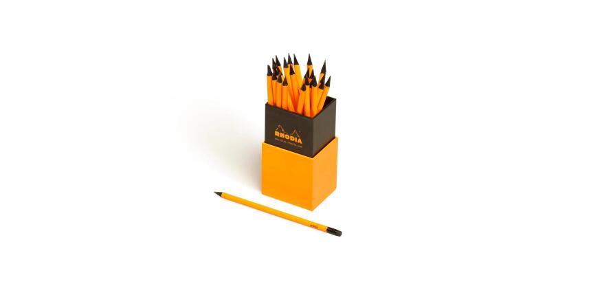 Crayons de papier Rhodia en boîte verticale de 25 pièces s/film à l'unité - Assortis