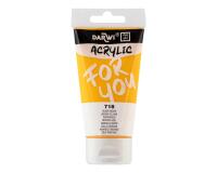 Darwi For You tube de peinture acrylique 75 ml - Jaune indien