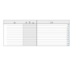 Carnet d'adresses Winner 9.5 x 7.2 cm - Couleurs assorties