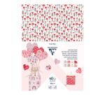 CARTON DÉCOR, Paquet de 40 feuilles 160g/m2 au format 25x35cm - Amour - Multicolore