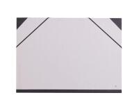 Carton à dessin Brut à élastiques 37x52cm - Gris