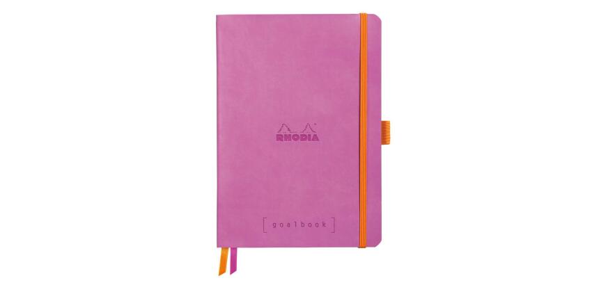 Rhodiarama Goalbook souple A5 240 pages dot papier blanc 90g - Lilas