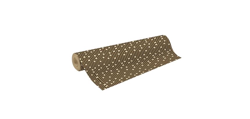 Kraft 70g, Tiny 50x0,35m Triangles noirs - Noir