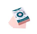 Fichas de cartulina bristol 205 g/m2 - Rayado - 74x105 mm - Rosa