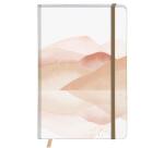 Evanescence, Carnet rembordé rigide A6 10,5x14,8 cm, 160 pages, uni, pochette à soufflet au dos, marque-page, fermeture élastique, ass. - Multicolore