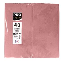 Pak van 40 micro-gekartelde tissue servetten 2-laags - gevouwen 1/8