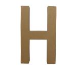 Lettre H fantaisie - Kraft