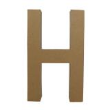 Lettre H fantaisie - Kraft