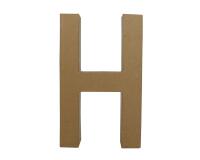 Lettre H fantaisie - Kraft