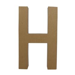 Lettre H fantaisie - Kraft