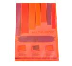 Bolsa de 100 Dossiers con uñero A4 12/100e Polipropileno piel de naranja - Colores surtidos