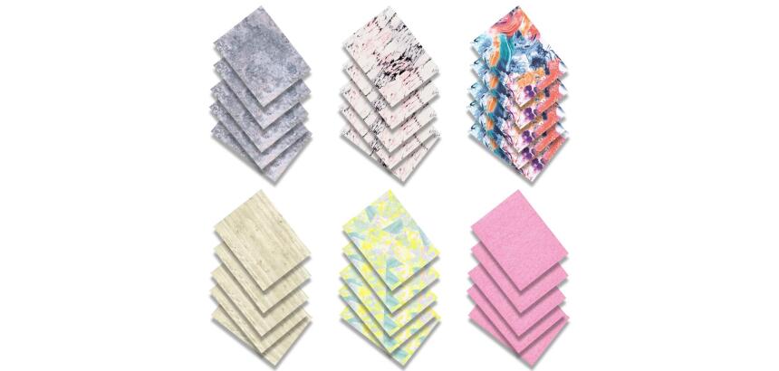 Décopatch PS30G19C - Lot de 30 Feuilles 30x40 cm, Motifs Scolaires assortis - Assortiment