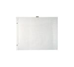 Sachet de 10 Recharges pour album à vis pages blanches - 29x37 cm - Blanc