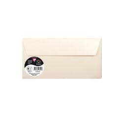 Paquet de 5 enveloppes Pollen 110x220mm 120g/m2 - Ivoire irisé