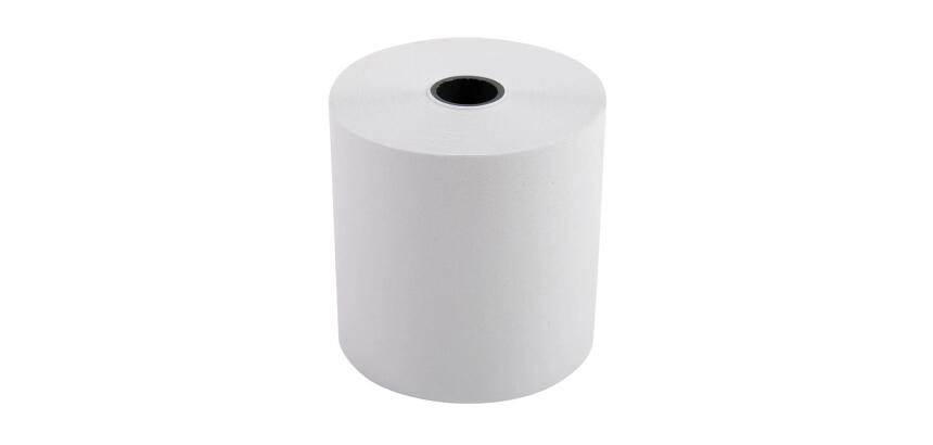 Bobine pour machine à calculer et caisses 57x60 mm - 1 pli offset extra- blanc 60g/m2. - Blanc