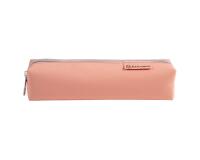 Pencil case square PU 4col ass Aquarel - Assorted colours