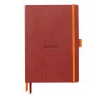 Rhodiarama Goalbook souple A5 240 pages dot papier ivoire 90g - Nacarat