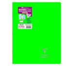 Genaaide schrift Koverbook Neon 24x32cm 96 bladzijden grote ruiten polypropyleen ondoorzichtige kaft - Assorti
