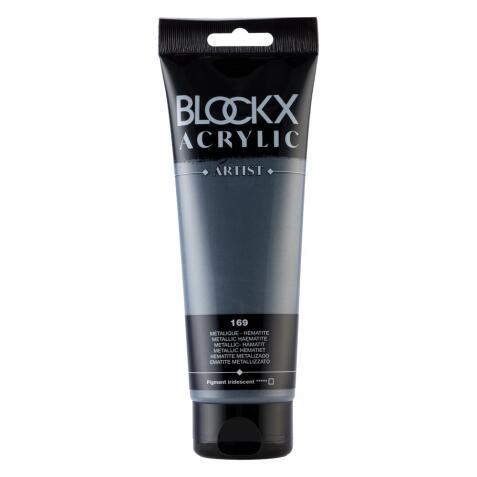 Peinture acrylique fine tube 250ml - Hématite métallisé