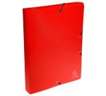 Boite de classement Exabox Dos 40mm Polypropylène Crystal Colours - A4 - Couleurs assorties