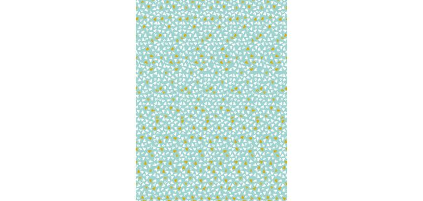 861 - Pochette 20 feuilles Décopatch - Bleu